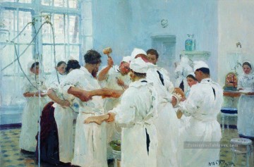llya Repin œuvres - le chirurgien e pavlov dans la salle d’opération 1888 Ilya Repin